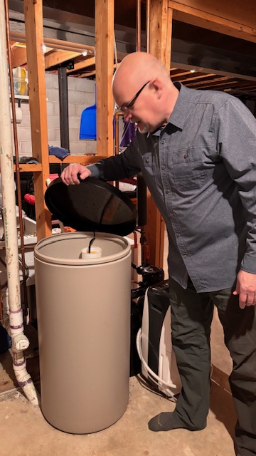 During each home watch visit we check home systems like water softener